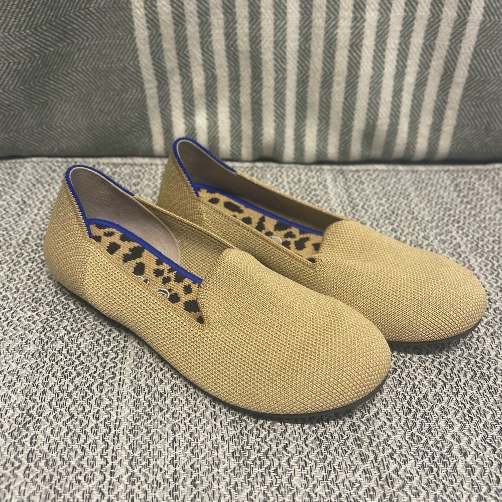Rothy’s Gold Metallic The Loafer Size 2‎ NWOB